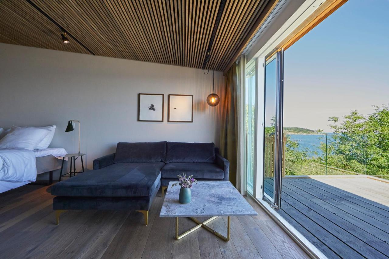Juniorsuite med terrasse og havudsigt